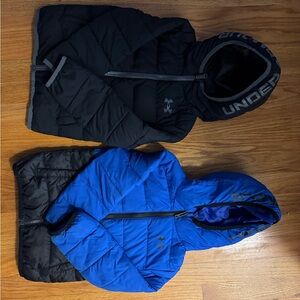 Under Armour Kids Black and Blue Jackets